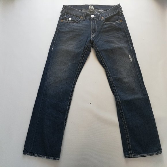True Religion Ricky Straight Jeans 34 - Picture 4 of 10